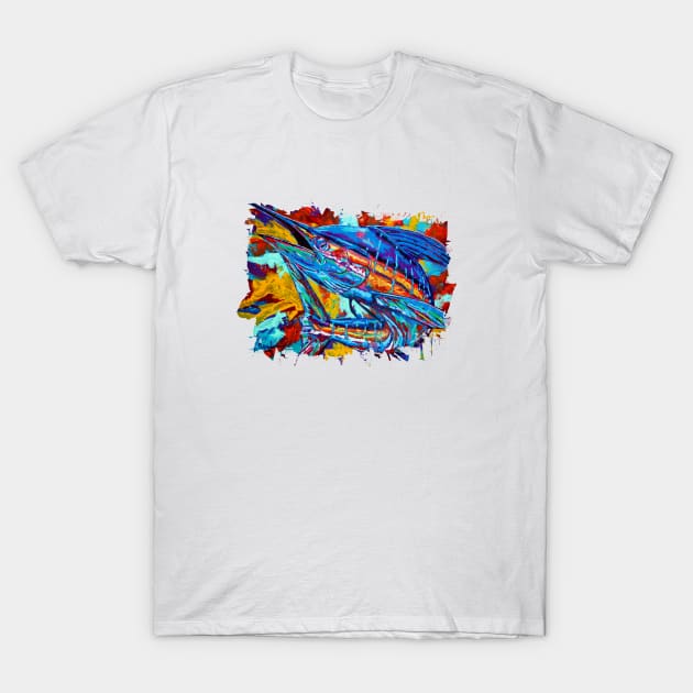 Marlin Splash T-Shirt by marengo